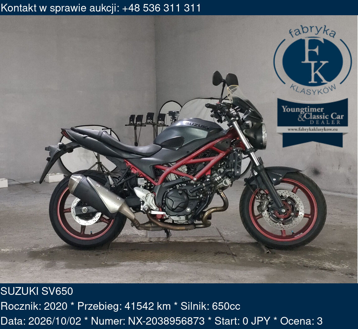 SUZUKI SV650 2020 - zdjęcie 2