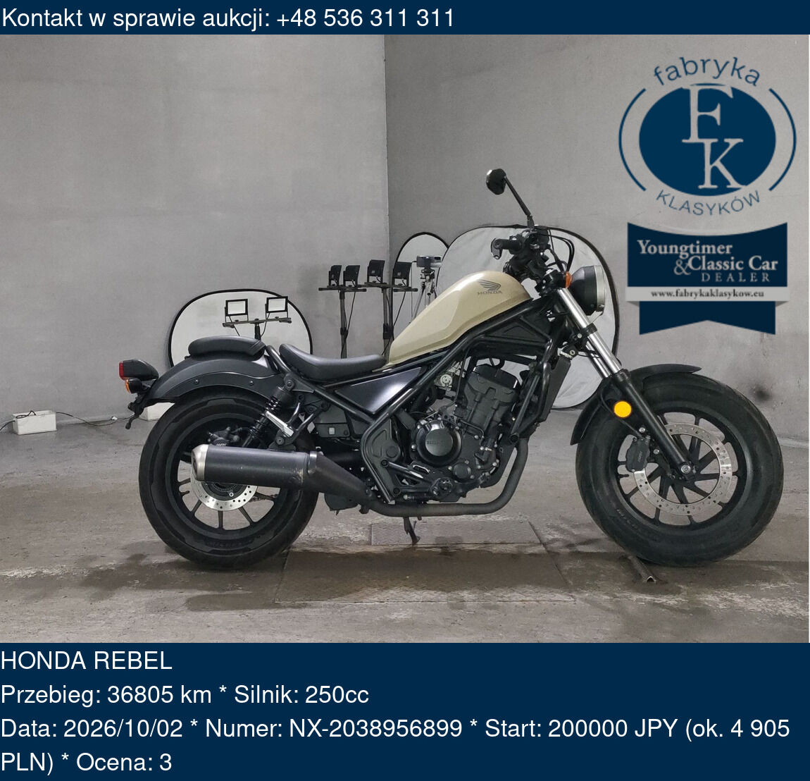 HONDA REBEL  - zdjęcie 2