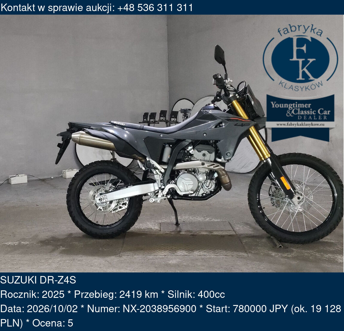 SUZUKI DR-Z4S 2025 - zdjęcie 2