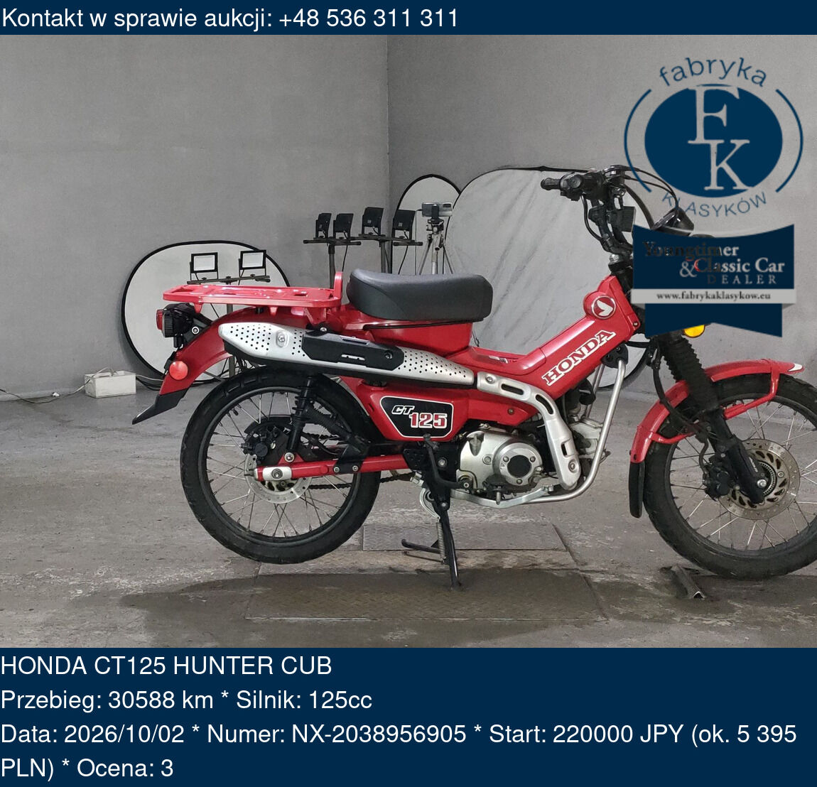 HONDA CT125 HUNTER CUB  - zdjęcie 2
