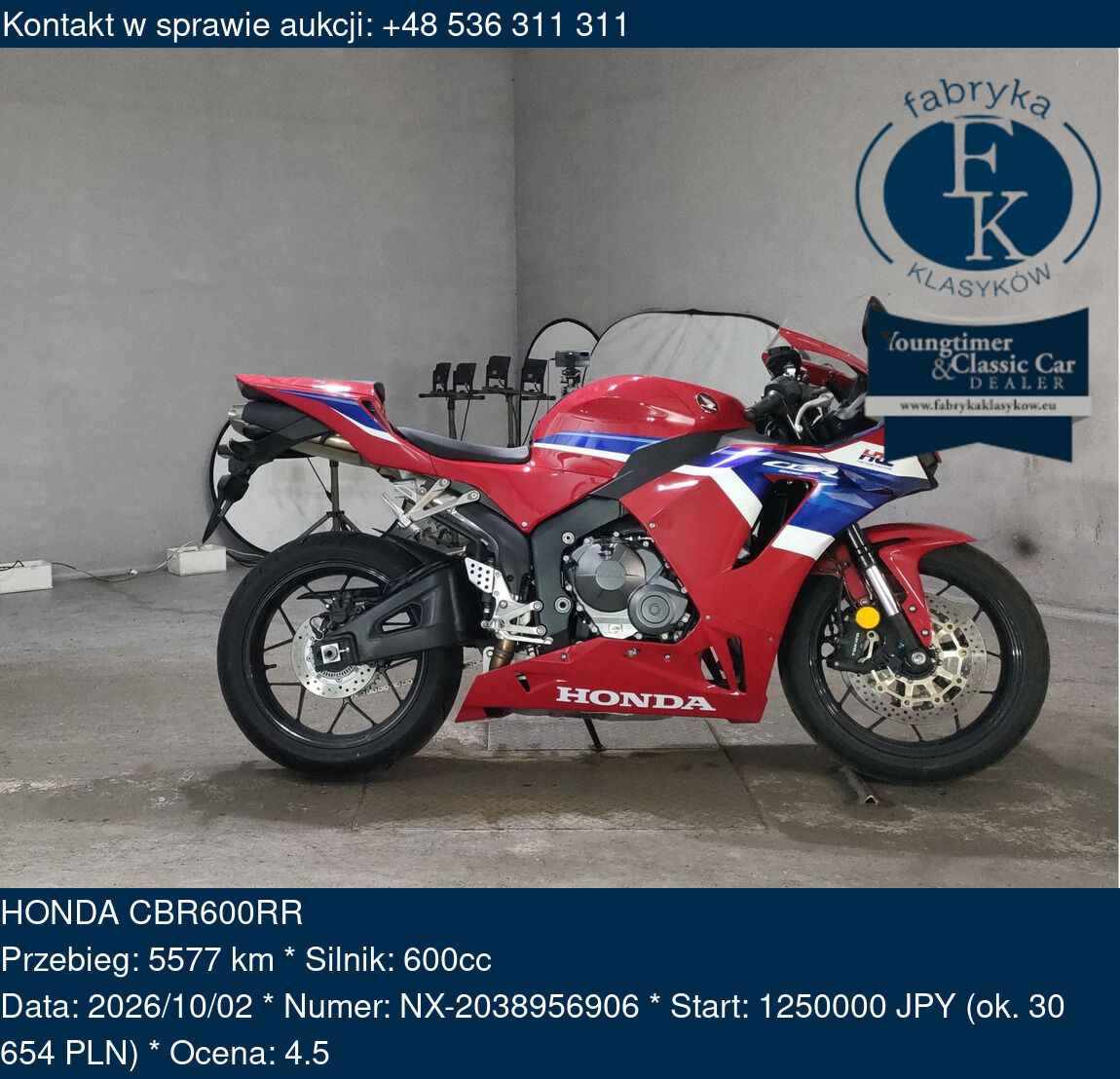 HONDA CBR600RR  - zdjęcie 2