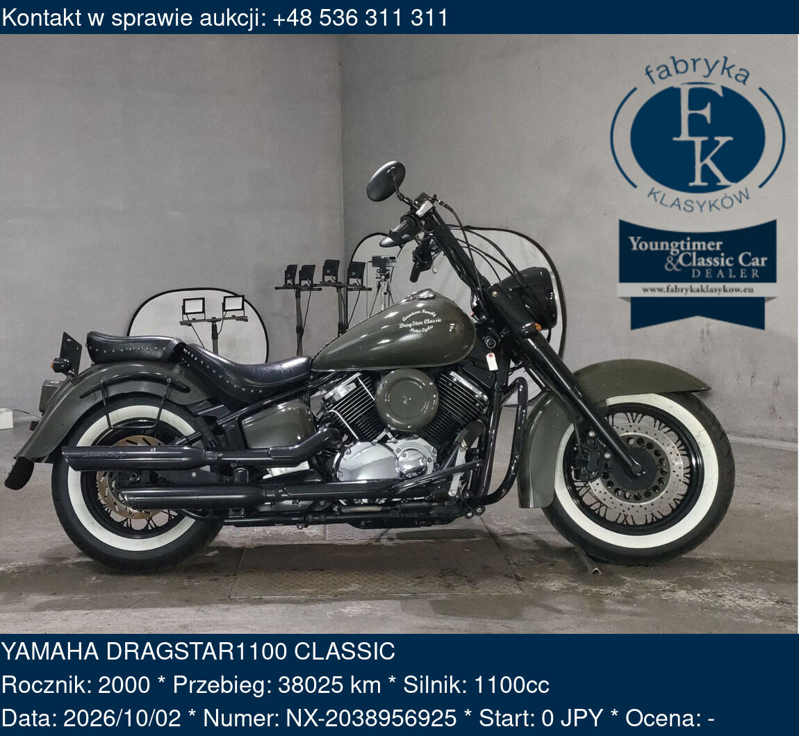YAMAHA DRAGSTAR1100 CLASSIC 2000 - zdjęcie 2