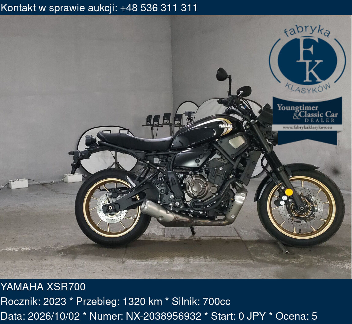 YAMAHA XSR700 2023 - zdjęcie 2