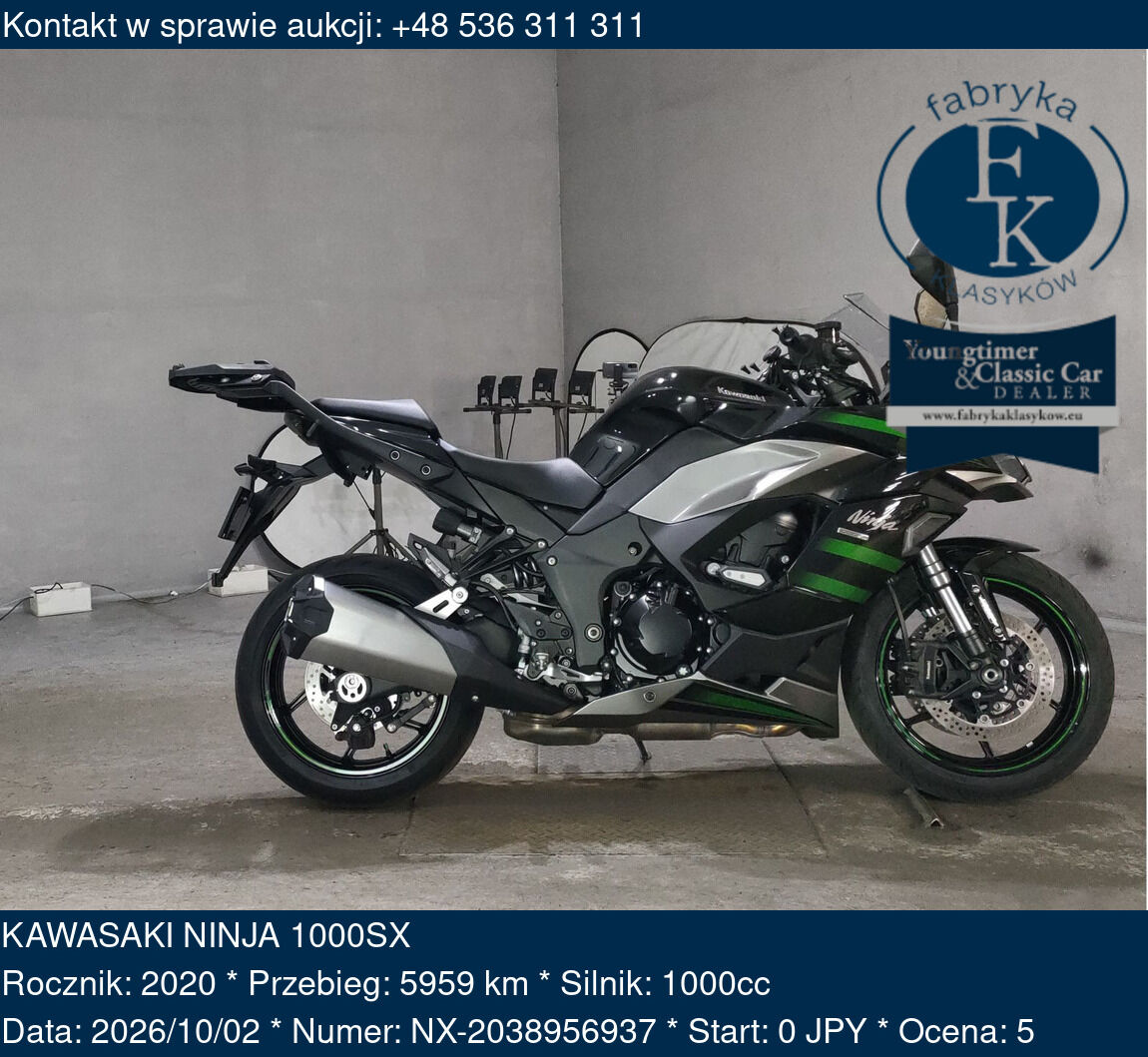 KAWASAKI NINJA 1000SX 2020 - zdjęcie 2