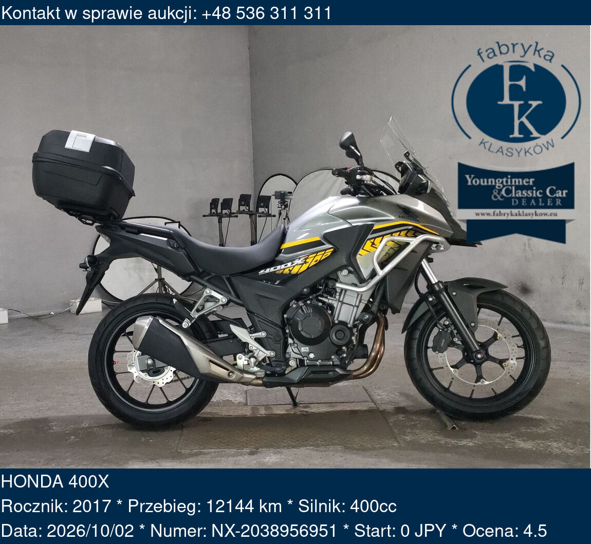 HONDA 400X 2017 - zdjęcie 2