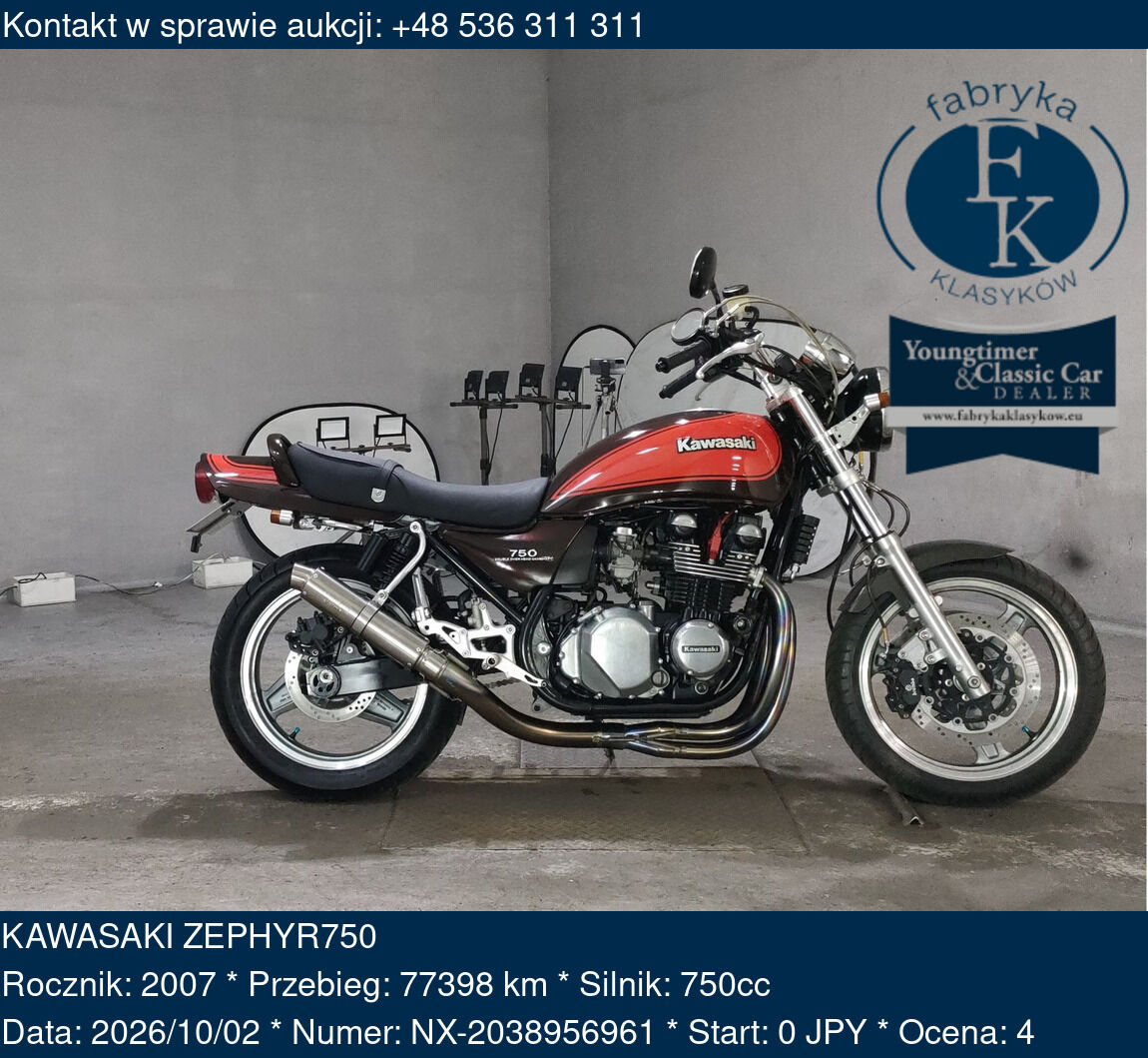 KAWASAKI ZEPHYR750 2007 - zdjęcie 2
