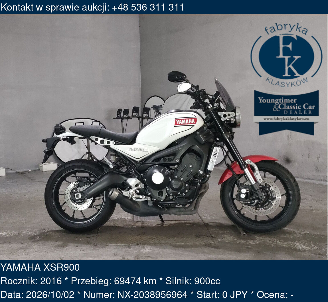 YAMAHA XSR900 2016 - zdjęcie 2