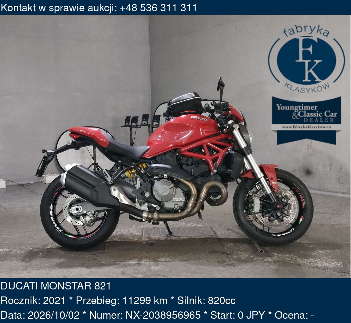 DUCATI MONSTAR 821 2021 - zdjęcie 2