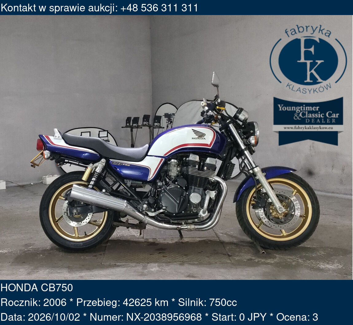 HONDA CB750 2006 - zdjęcie 2