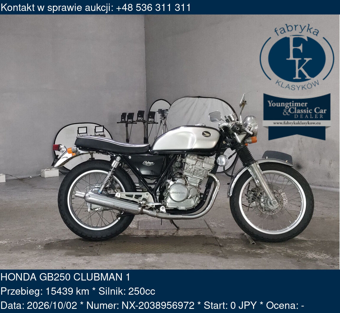 HONDA GB250 CLUBMAN 1  - zdjęcie 2