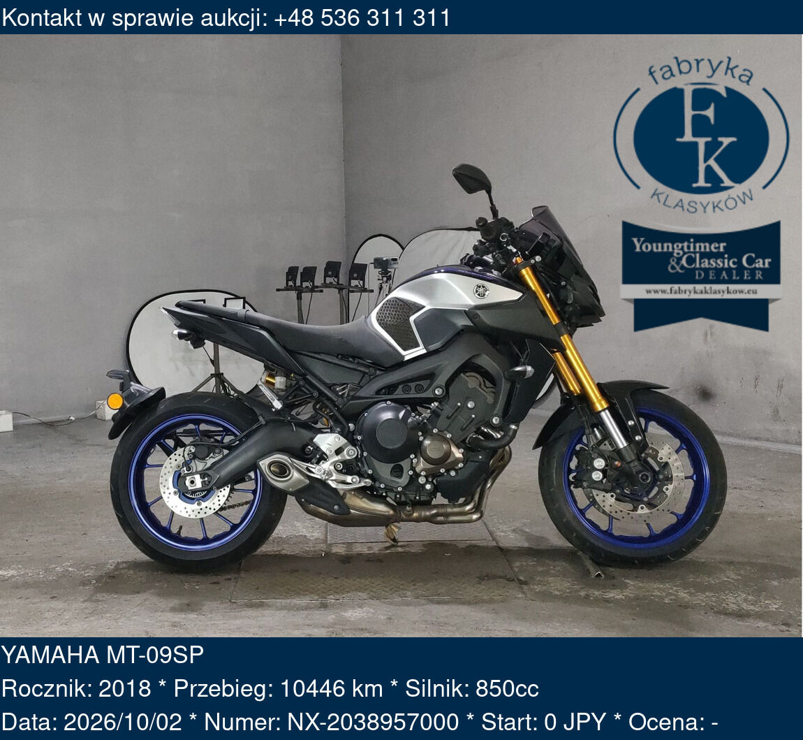 YAMAHA MT-09SP 2018 - zdjęcie 2