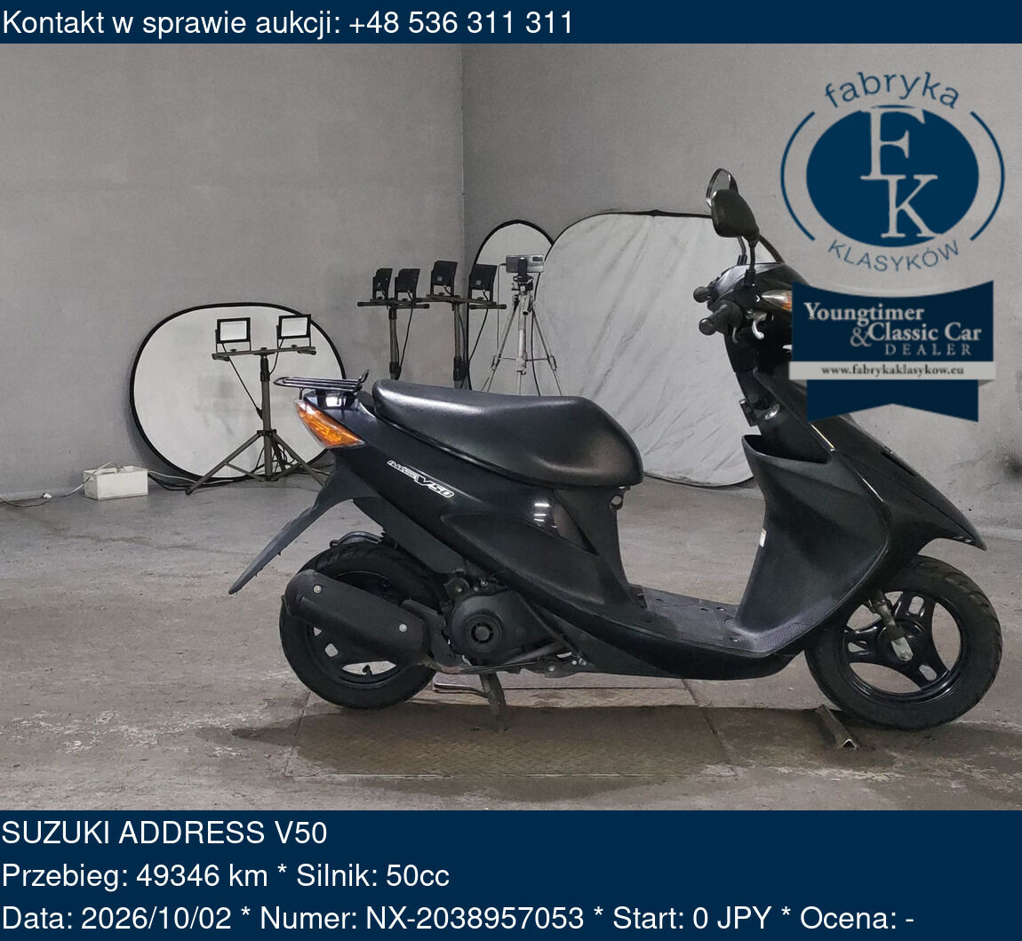 SUZUKI ADDRESS V50  - zdjęcie 2