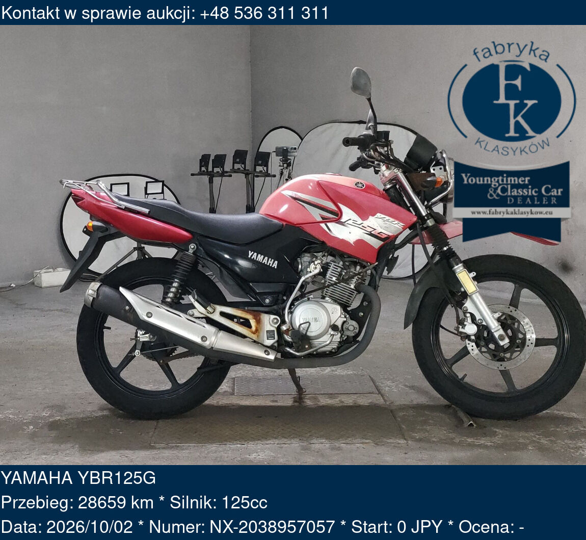 YAMAHA YBR125G  - zdjęcie 2