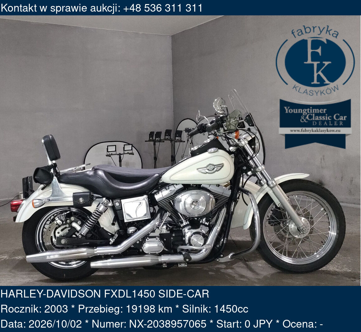 HARLEY-DAVIDSON FXDL1450 SIDE-CAR 2003 - zdjęcie 2
