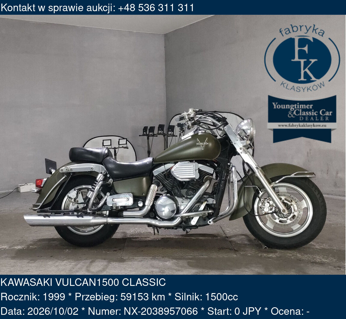 KAWASAKI VULCAN1500 CLASSIC 1999 - zdjęcie 2