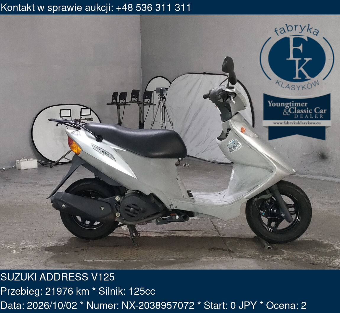 SUZUKI ADDRESS V125  - zdjęcie 2
