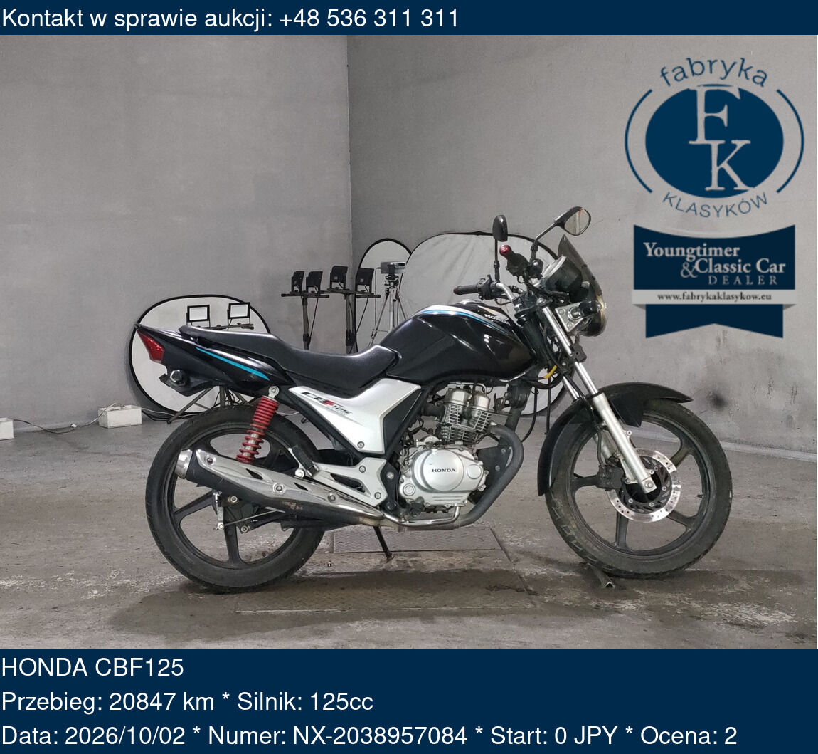 HONDA CBF125  - zdjęcie 2