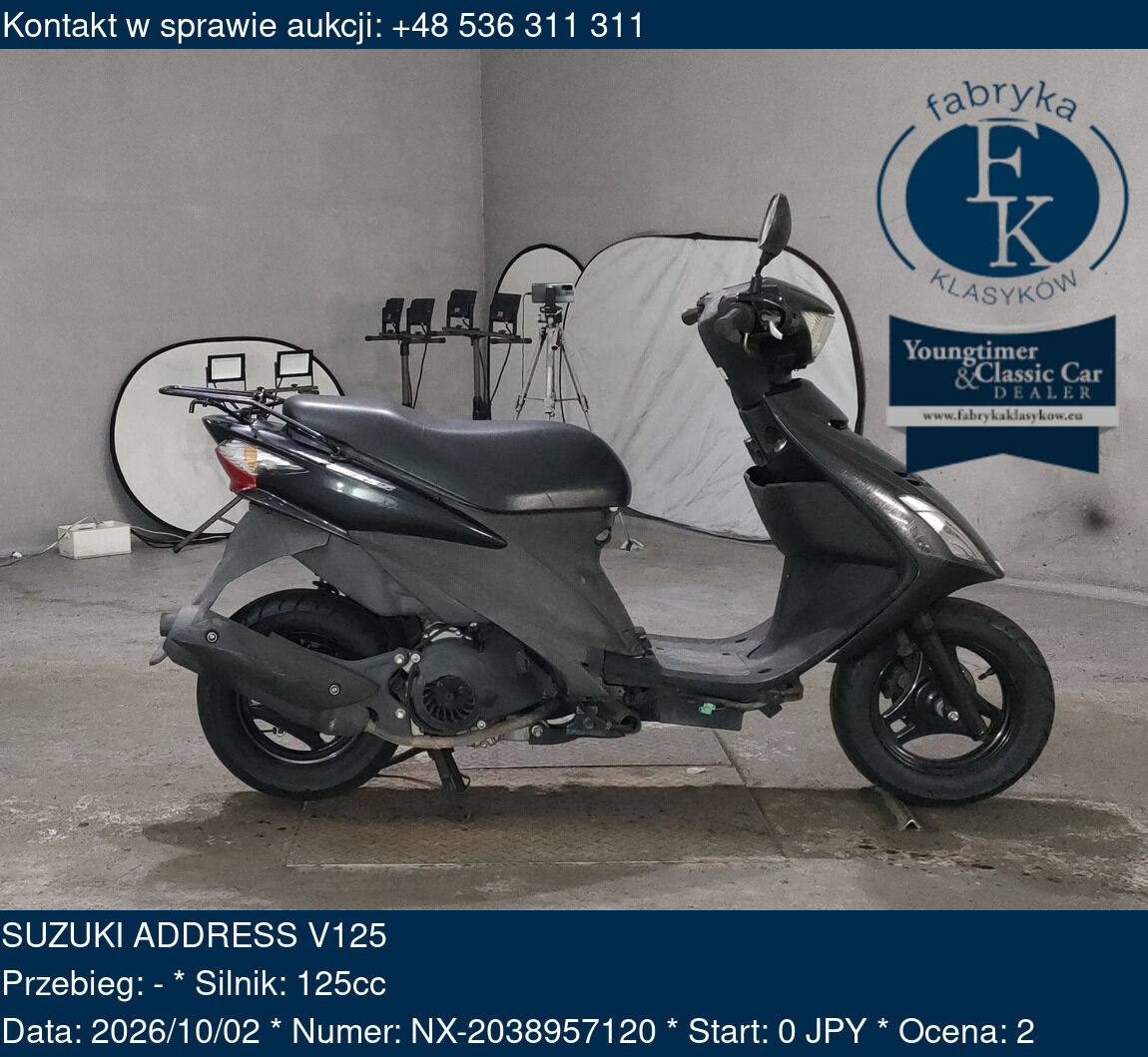 SUZUKI ADDRESS V125  - zdjęcie 2