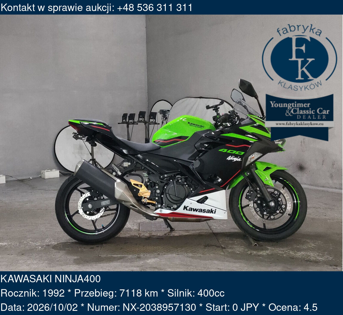 KAWASAKI NINJA400 1992 - zdjęcie 2