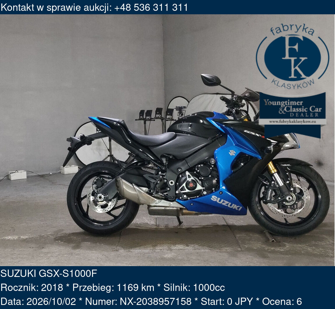 SUZUKI GSX-S1000F 2018 - zdjęcie 2