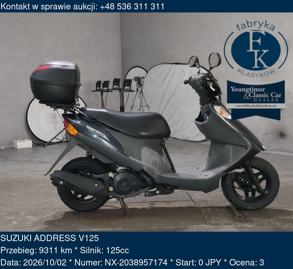 SUZUKI ADDRESS V125  - zdjęcie 2