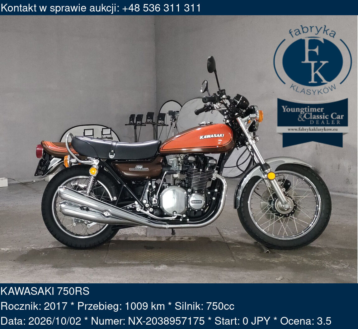 KAWASAKI 750RS 2017 - zdjęcie 2
