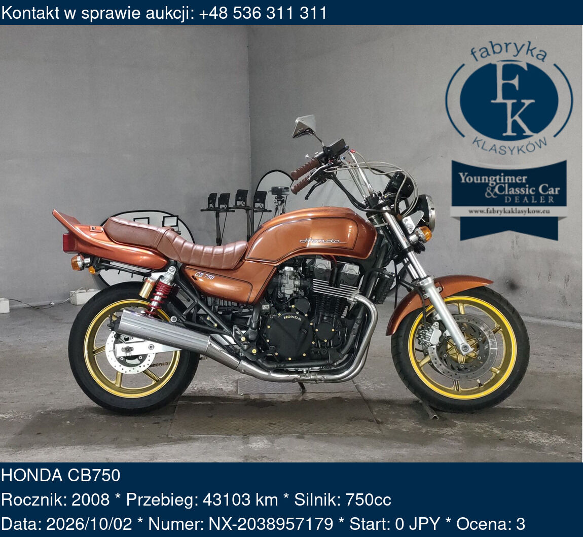 HONDA CB750 2008 - zdjęcie 2