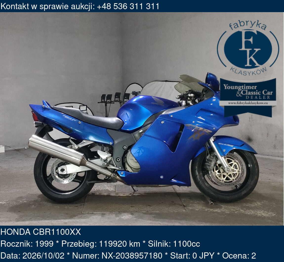 HONDA CBR1100XX 1999 - zdjęcie 2