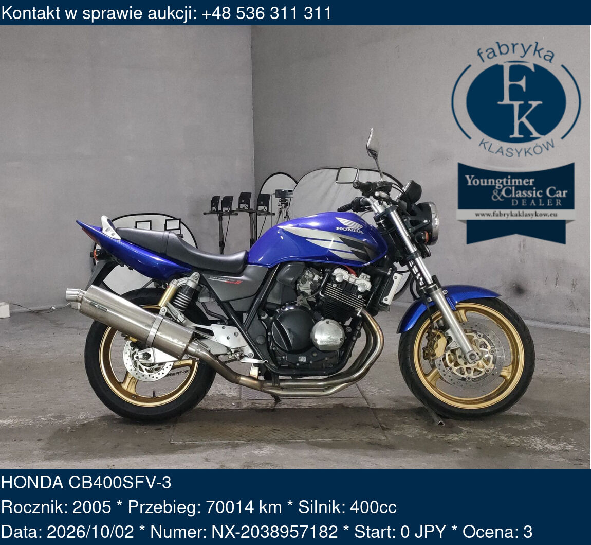 HONDA CB400SFV-3 2005 - zdjęcie 2