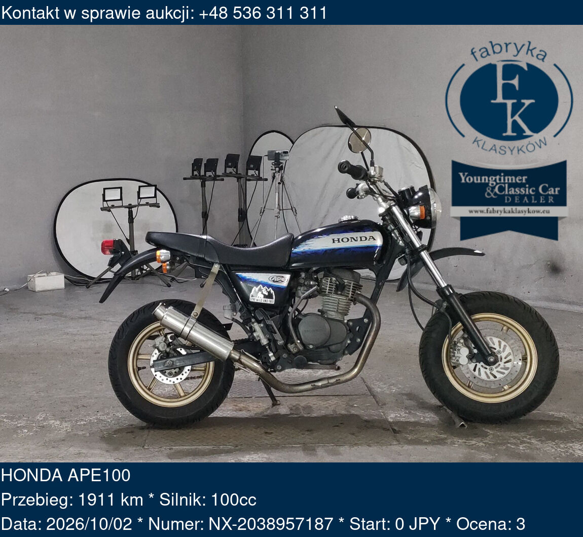 HONDA APE100  - zdjęcie 2