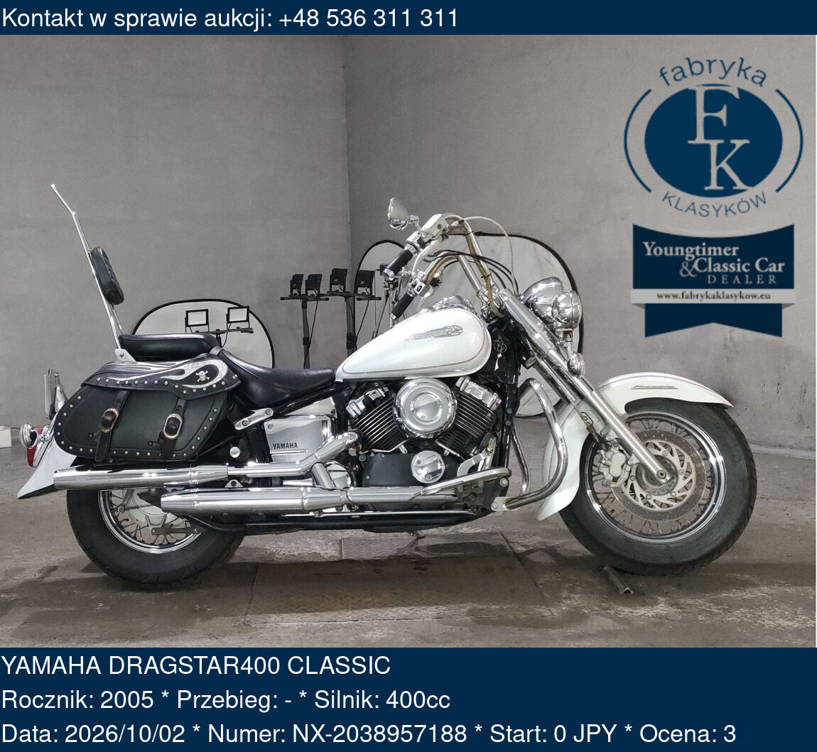 YAMAHA DRAGSTAR400 CLASSIC 2005 - zdjęcie 2