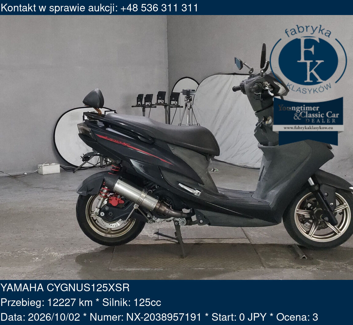 YAMAHA CYGNUS125XSR  - zdjęcie 2
