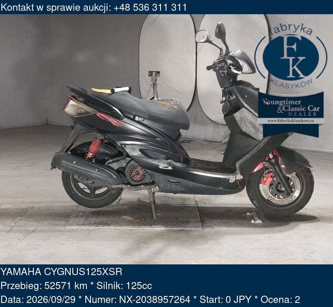 YAMAHA CYGNUS125XSR  - zdjęcie 2
