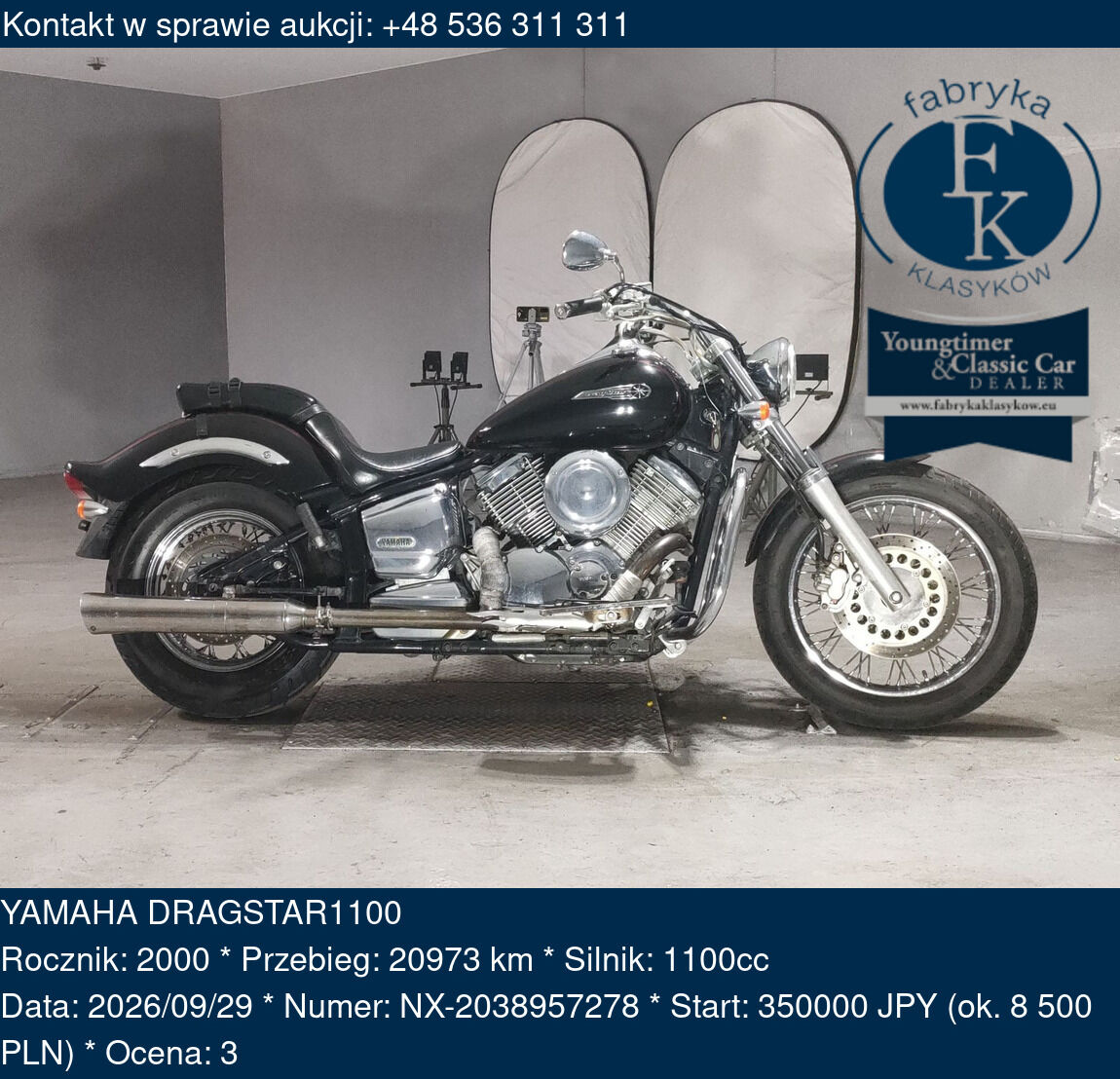 YAMAHA DRAGSTAR1100 2000 - zdjęcie 2