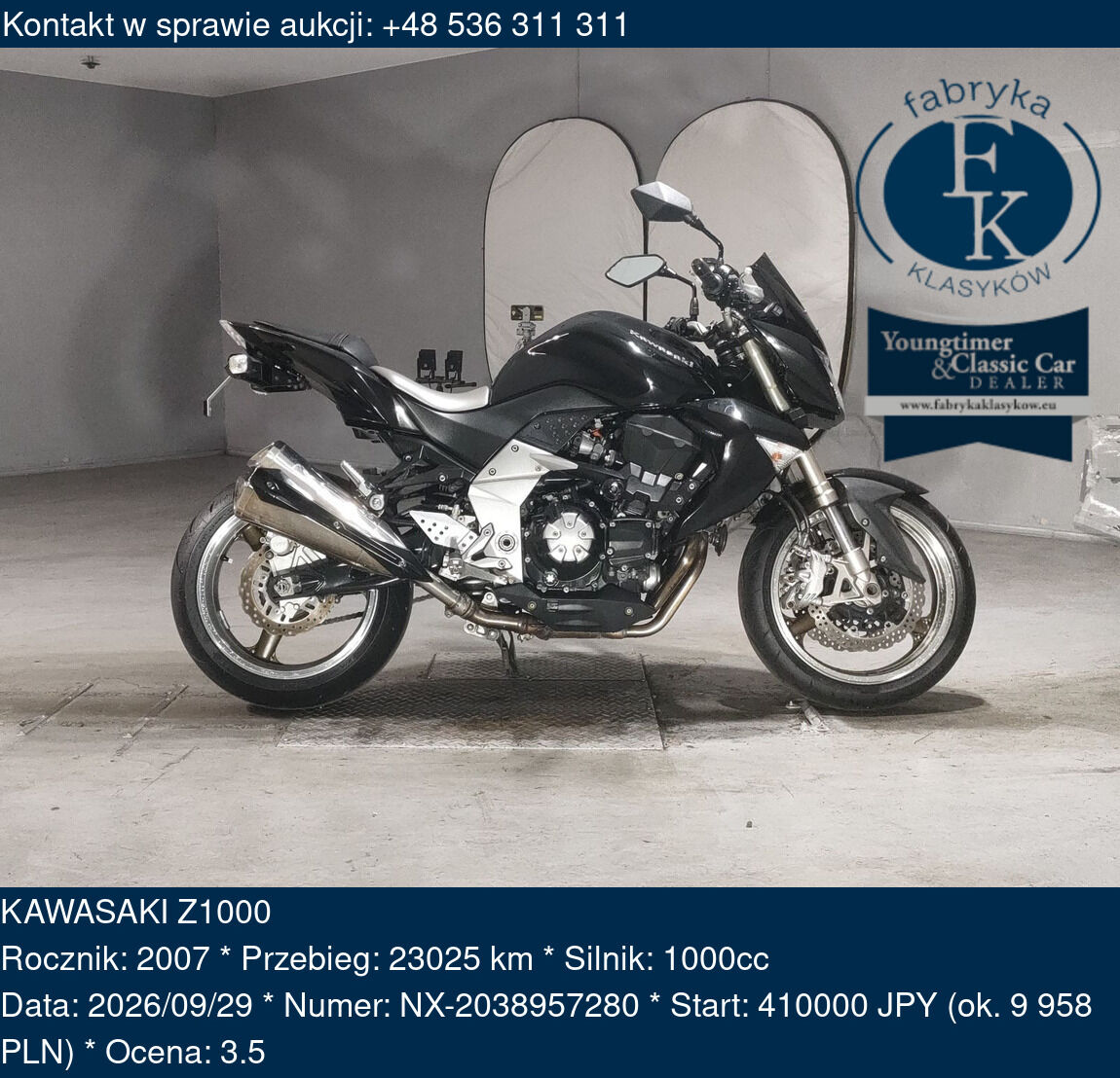 KAWASAKI Z1000 2007 - zdjęcie 2