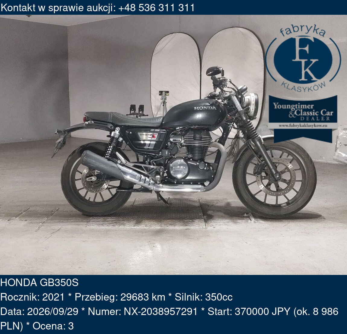 HONDA GB350S 2021 - zdjęcie 2