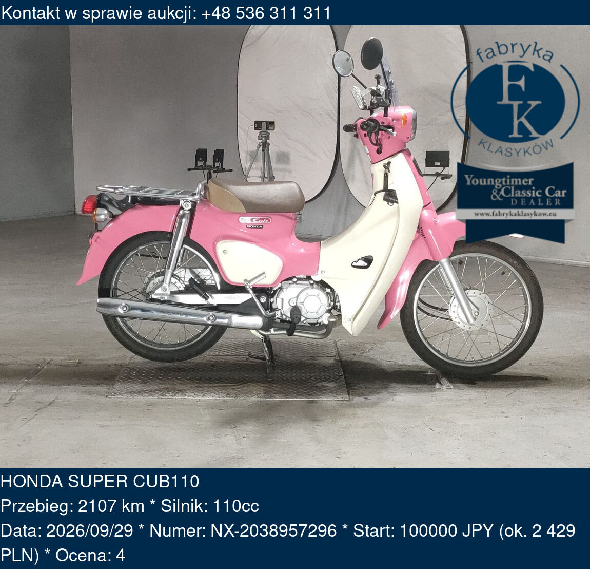 HONDA SUPER CUB110 - zdjęcie 2