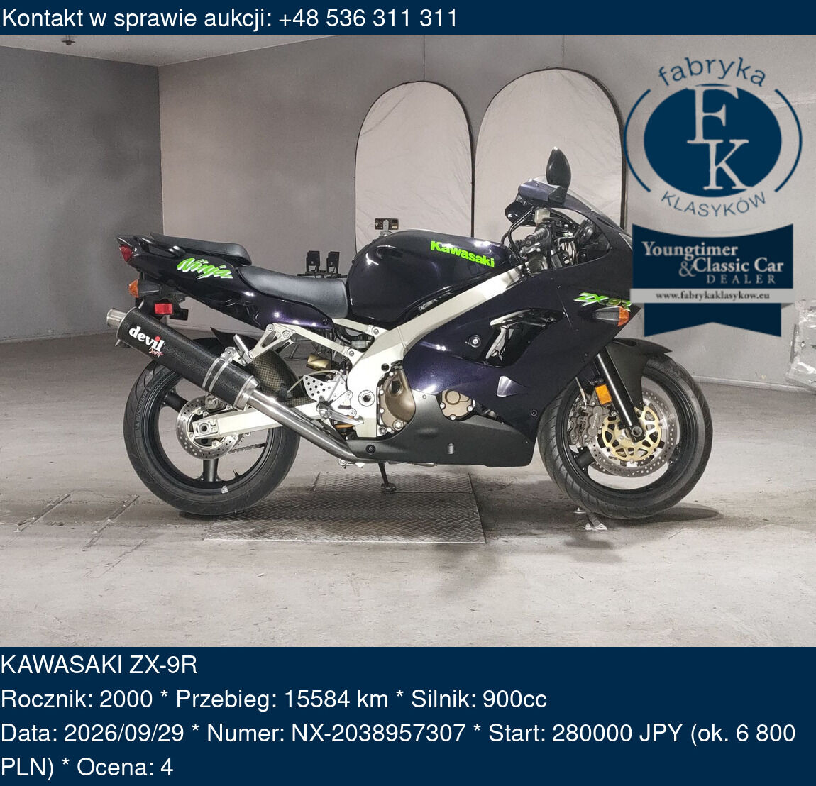 KAWASAKI ZX-9R 2000 - zdjęcie 2