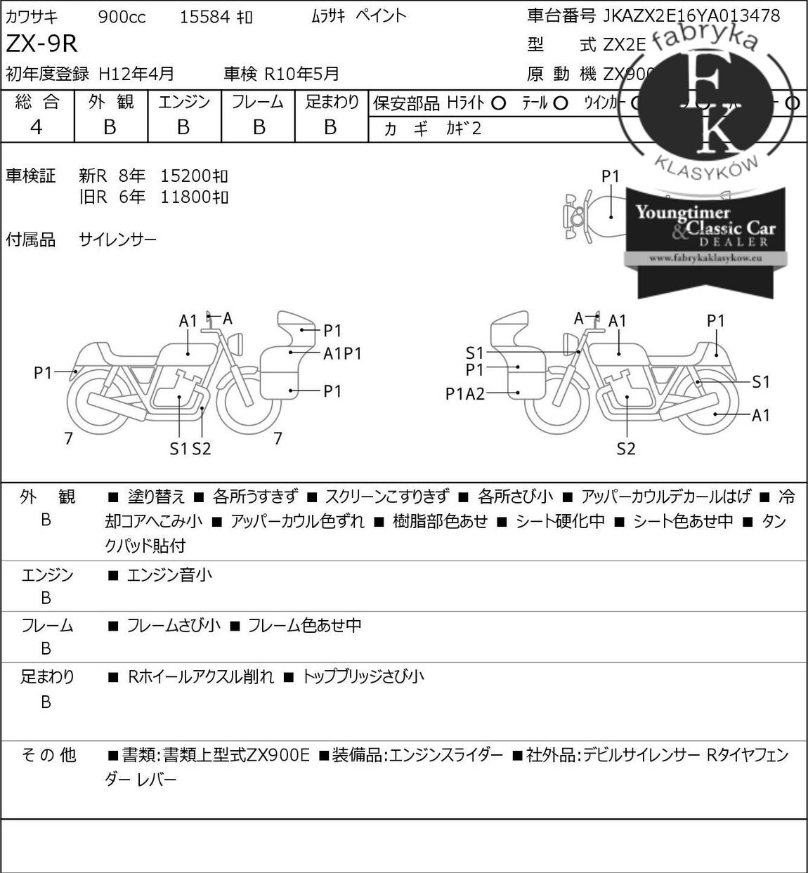 KAWASAKI ZX-9R 2000 - zdjęcie 7