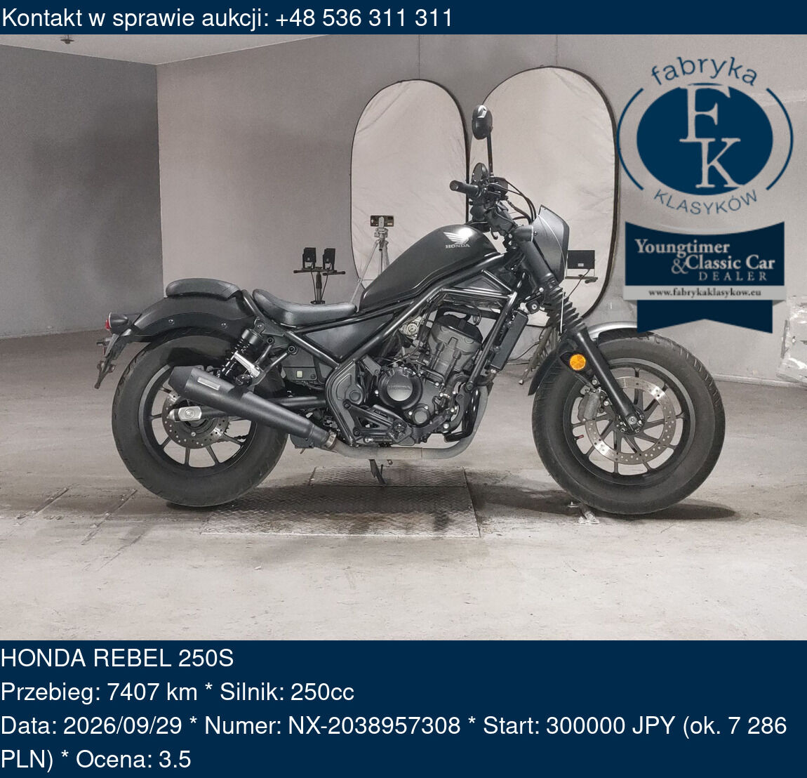 HONDA REBEL 250S - zdjęcie 2