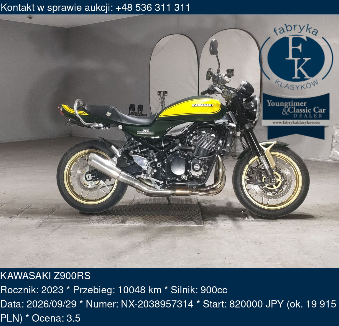 KAWASAKI Z900RS 2023 - zdjęcie 2