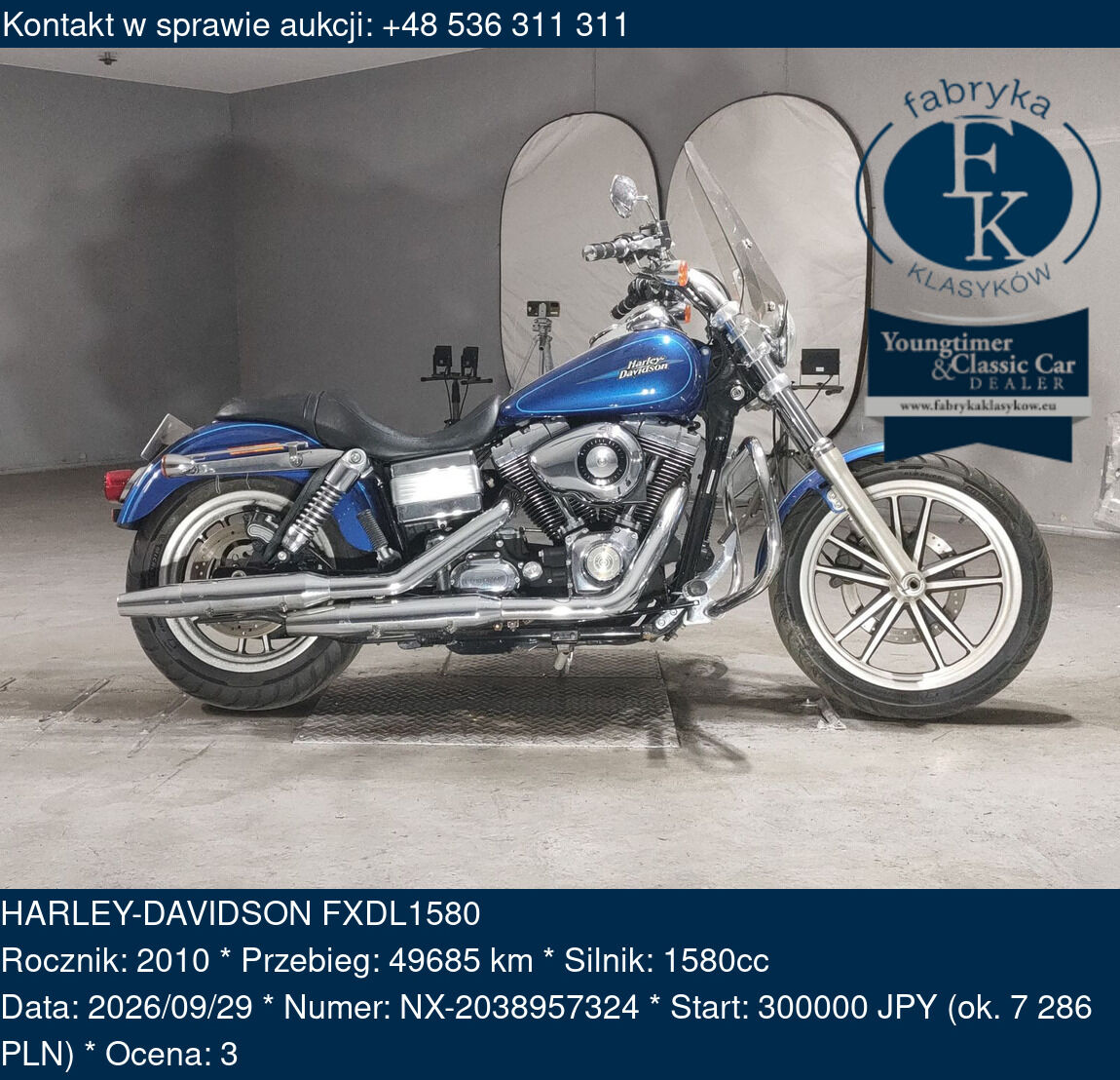 HARLEY-DAVIDSON FXDL1580 2010 - zdjęcie 2