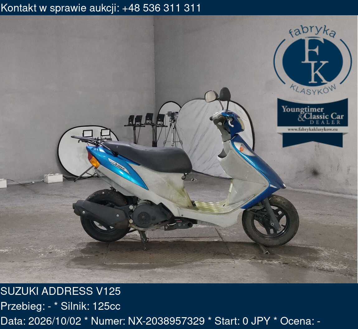 SUZUKI ADDRESS V125  - zdjęcie 2