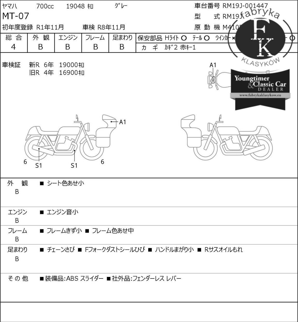 YAMAHA MT-07 2019 - zdjęcie 7
