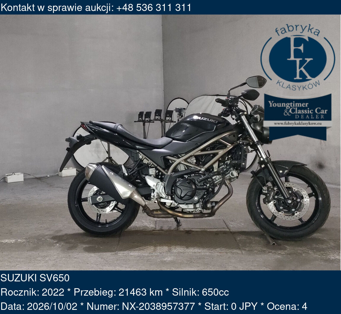 SUZUKI SV650 2022 - zdjęcie 2