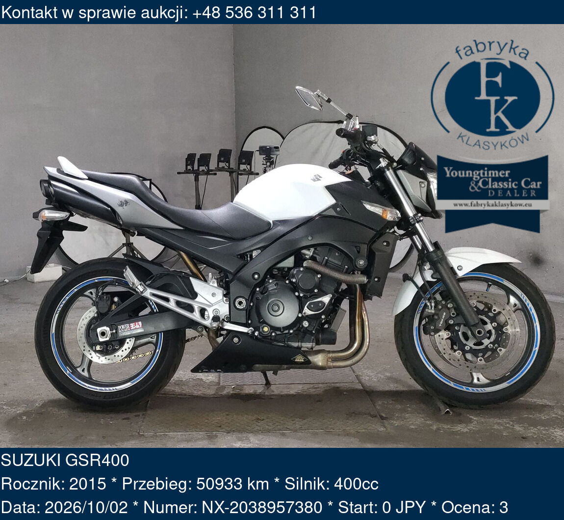 SUZUKI GSR400 2015 - zdjęcie 2
