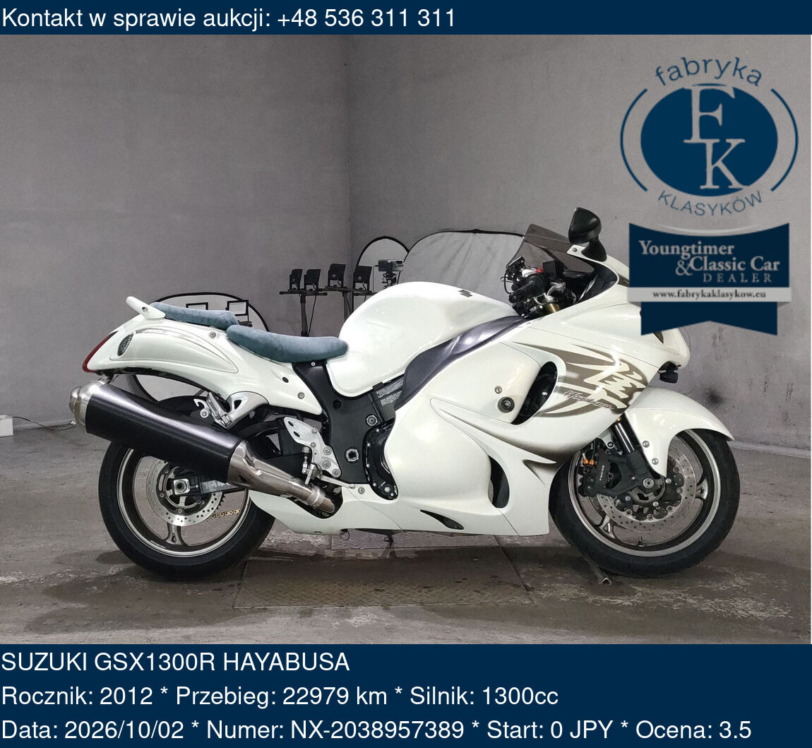 SUZUKI GSX1300R HAYABUSA 2012 - zdjęcie 2