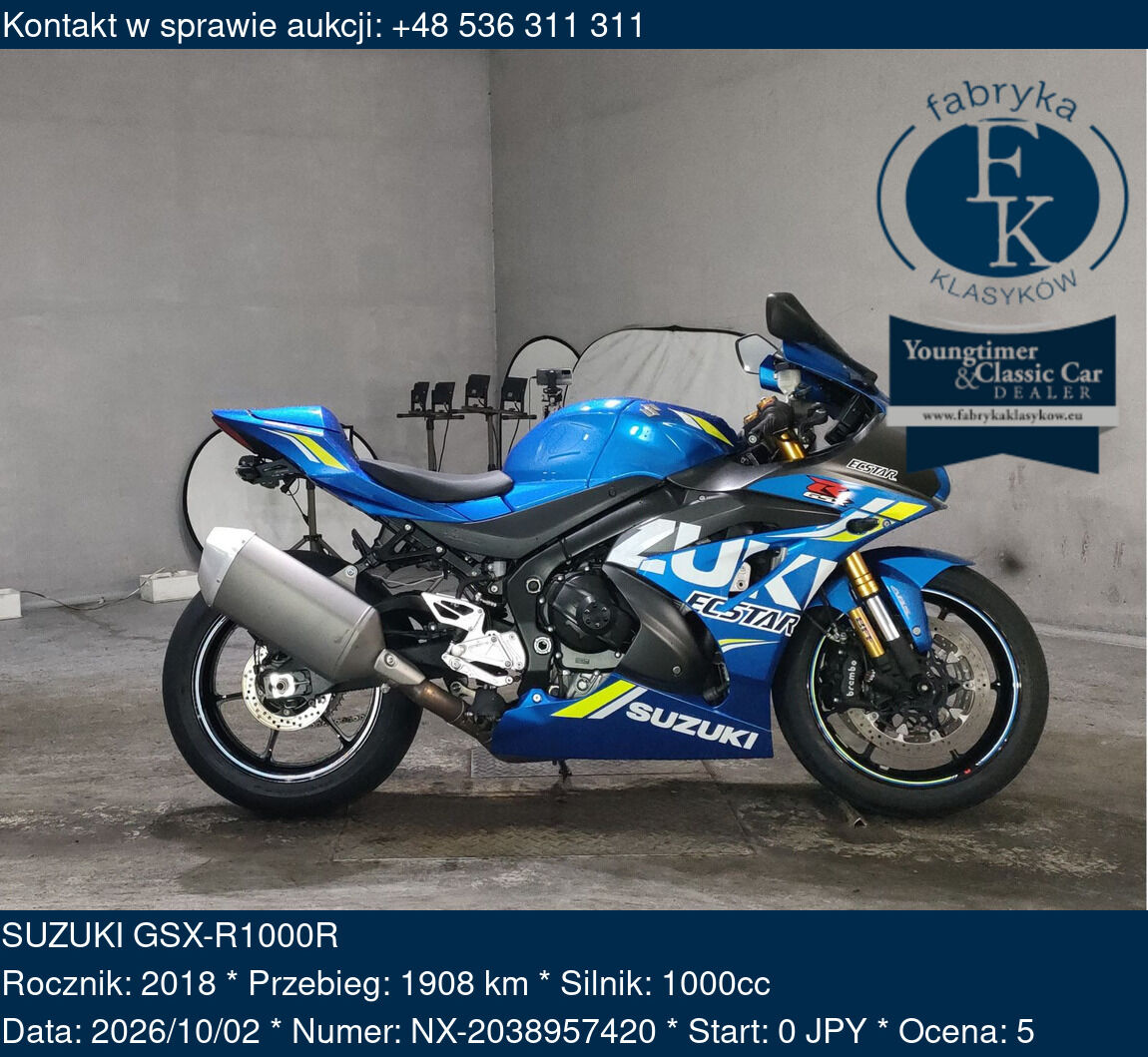 SUZUKI GSX-R1000R 2018 - zdjęcie 2