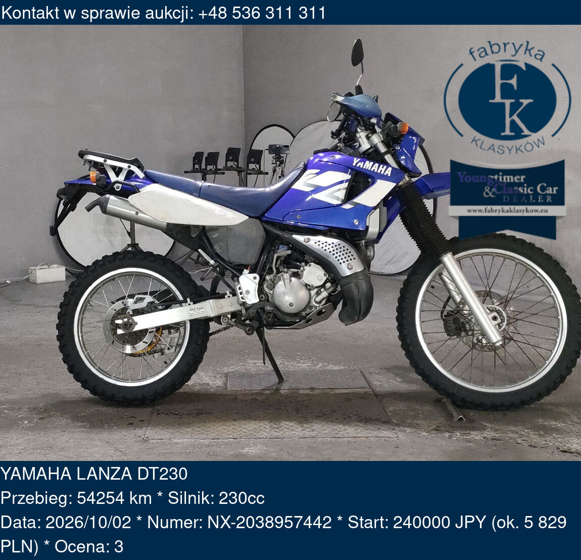 YAMAHA LANZA DT230  - zdjęcie 2