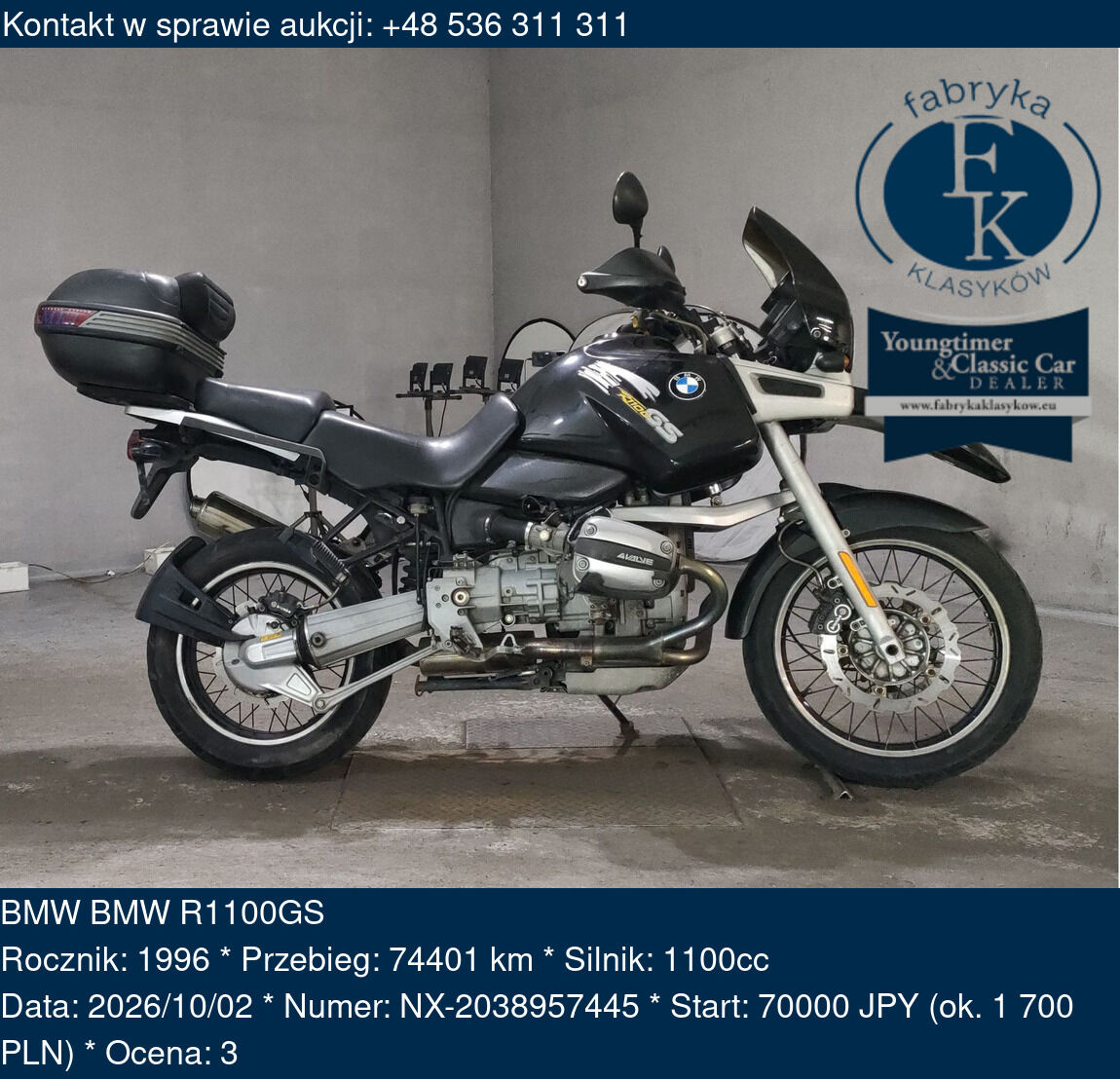 BMW BMW R1100GS 1996 - zdjęcie 2